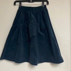 NWOT KIDICHIC Corduroy Alina skirt for girls with the ruffle in front size 14